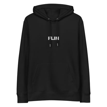 flin logo hoodie (black/pink/beige)