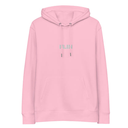 flin logo hoodie (black/pink/beige)