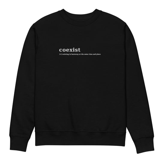 coexist sweater (black)