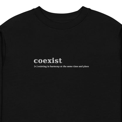 coexist sweater (black)