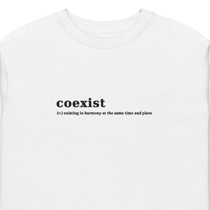 coexist sweater (white)