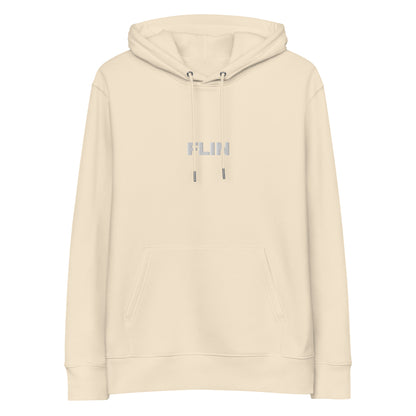 flin logo hoodie (black/pink/beige)