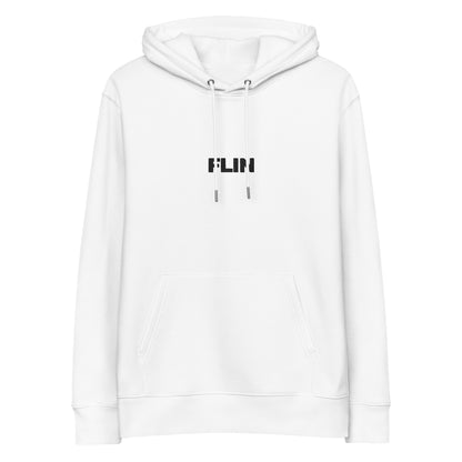 flin logo hoodie (white)