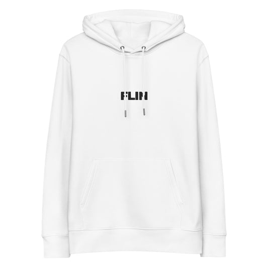 flin logo hoodie (white)